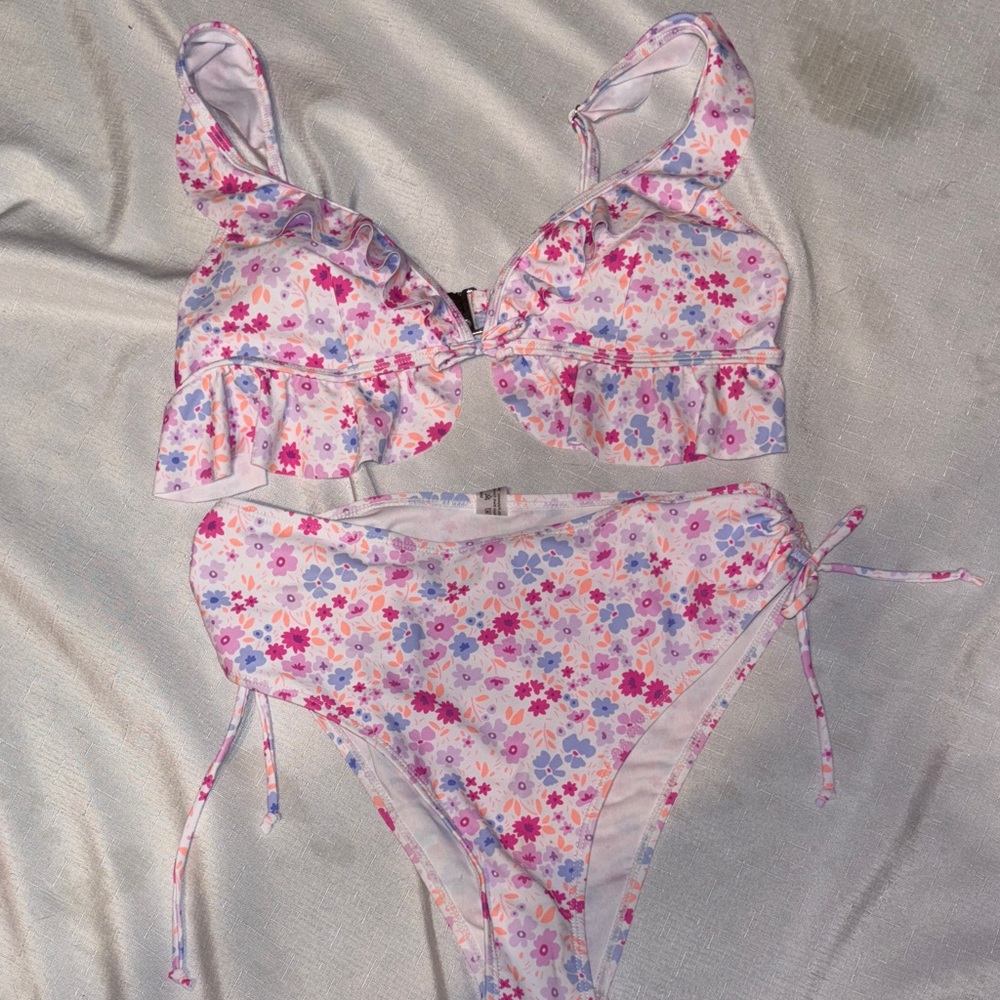 Floral Print Women's Bikini Set